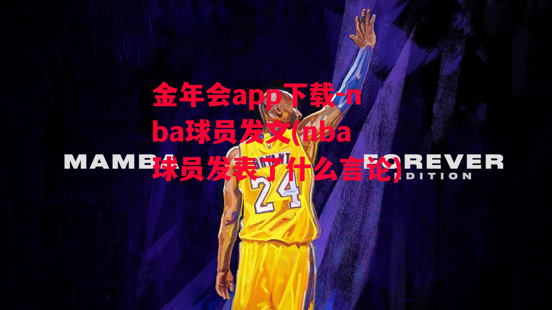 金年会app下载-nba球员发文(nba球员发表了什么言论)